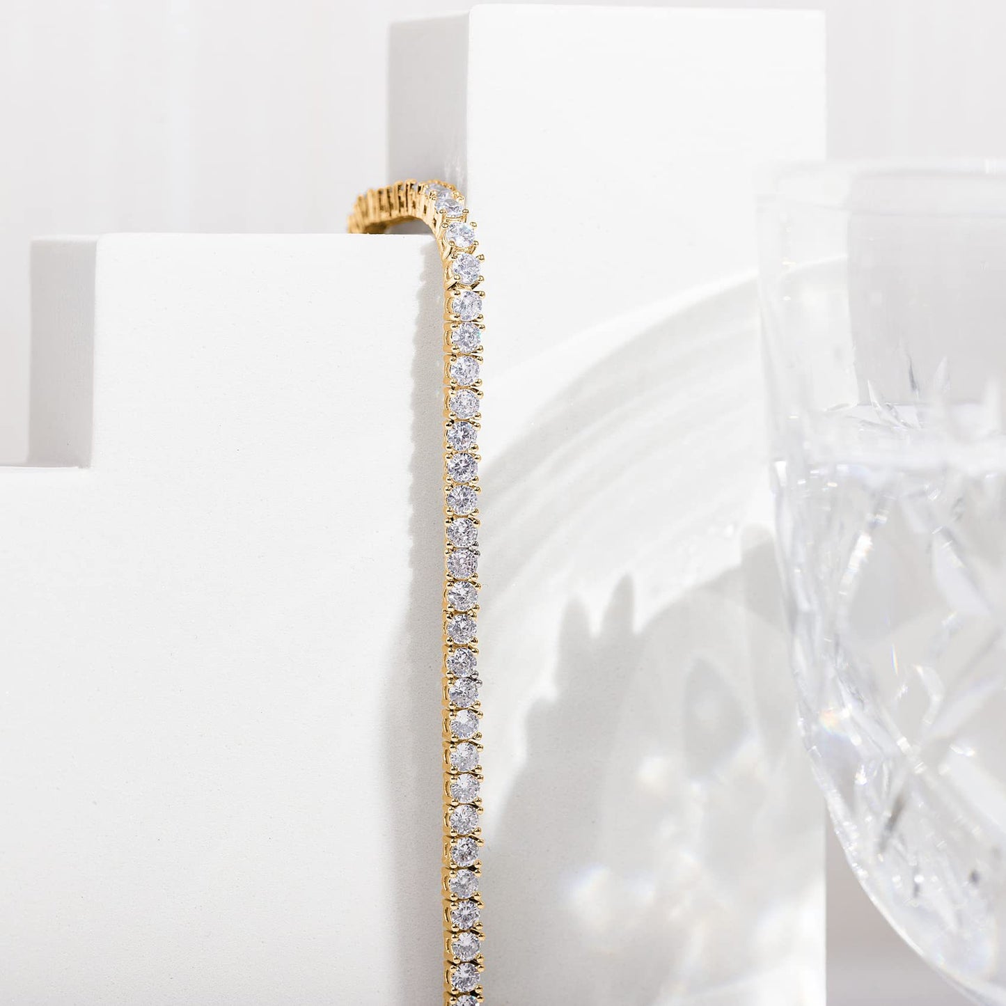 PACK BRAZALETES TENNIS ZIRCONIA 18K